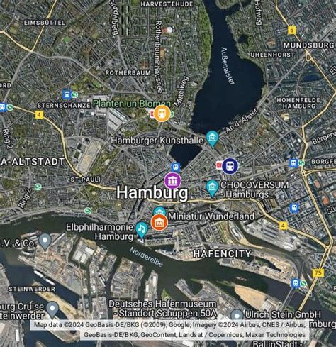 hamburg germany map google